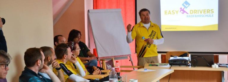 Ausbildungskurs für RadfahrlehrerInnen bei EASY DRIVERS Radakademie in Salzburg.