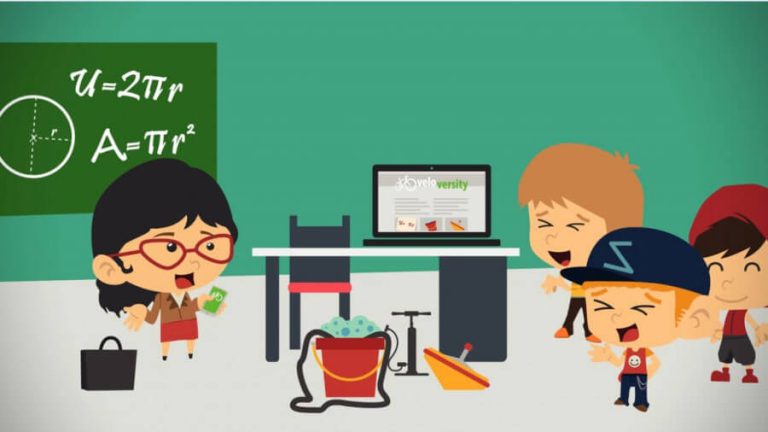 Kinder und Jugendliche lernen spielerisch über Radfahren mit der Plattform „veloversity“.