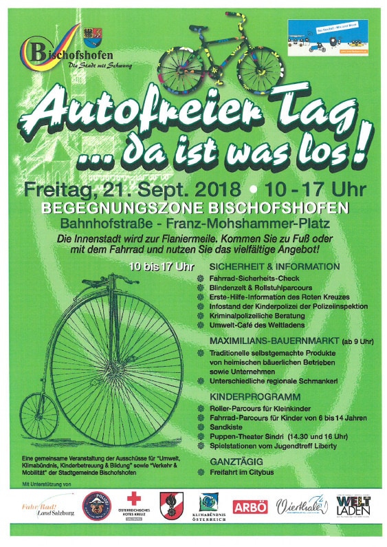 21. September: autofreier Tag in Bischofshofen