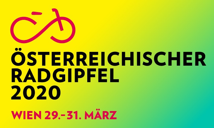 29. bis 31. März 2020: Österreichische Radgipfel in Wien – Jetzt Programmbeitrag einreichen