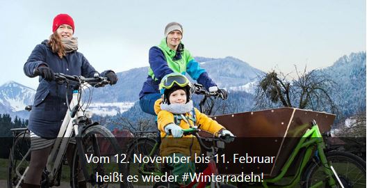 Aktion Winterradeln startet am 12. November