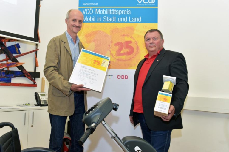 "Bike-and-Ride-Anlage Schallmoos" gewinnt VCÖ-Mobilitätspreis Salzburg