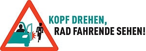 Deutschland macht Kampagne „Kopf drehen, Rad Fahrende sehen!“