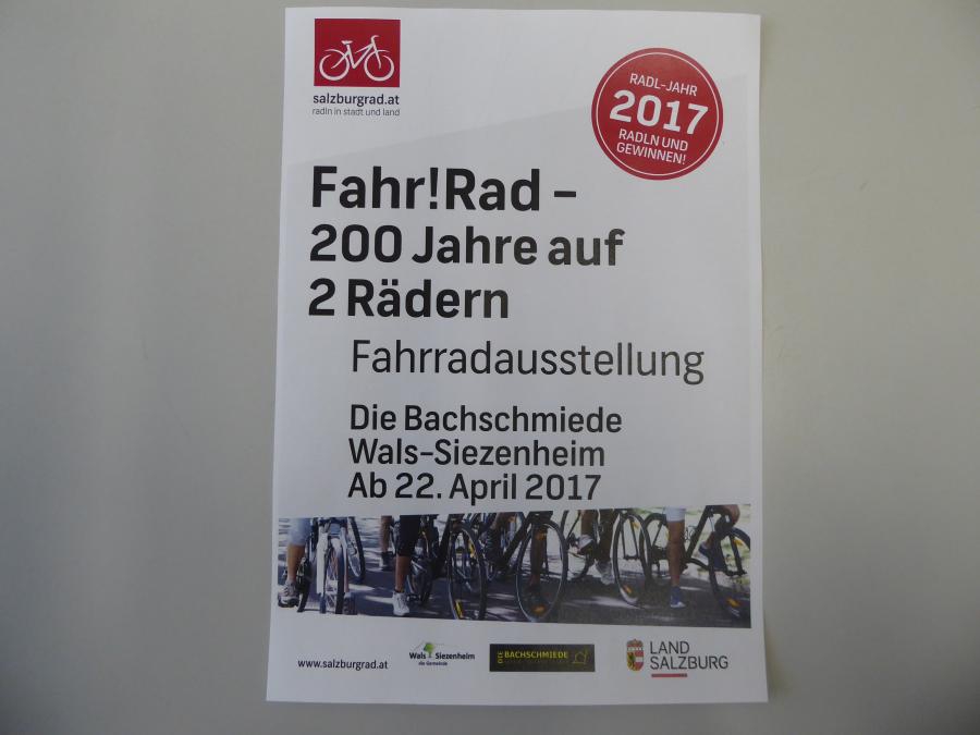 Fahrrad-Ausstellung in der Bachschmiede Wals-Siezenheim
