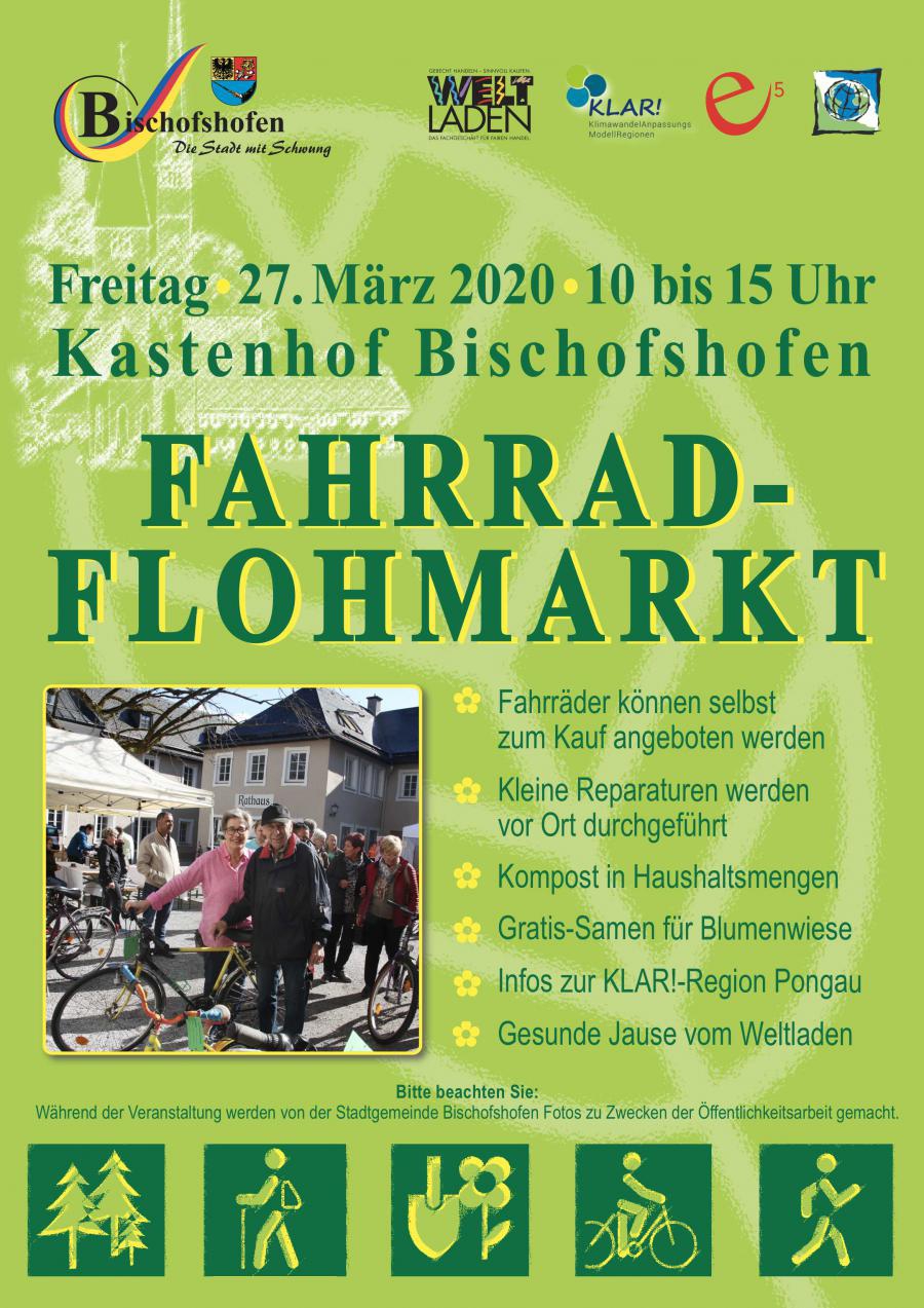 Fahrrad-Flohmarkt in Bischofshofen: 27. 3. 2020