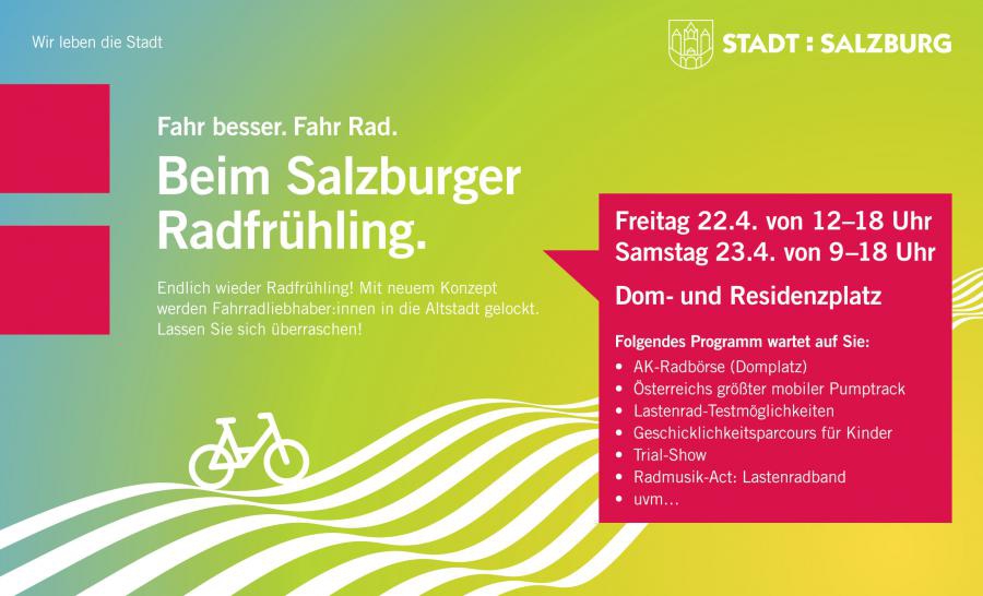 Radfrühling Stadt Salzburg: 22. und 23. April 2022