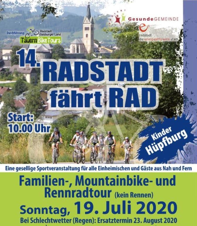 Radstadt fährt Rad: 19. Juli