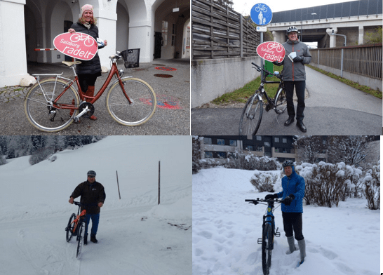 Salzburg radelt auch im Winter – glückliche Gewinner