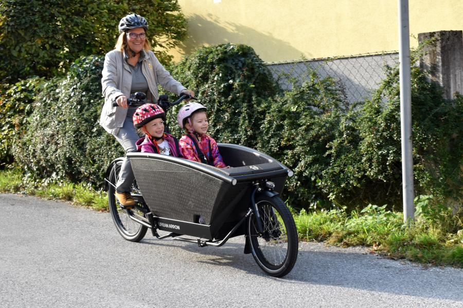 kostenloser Lastenrad-Kurse in der Stadt Salzburg