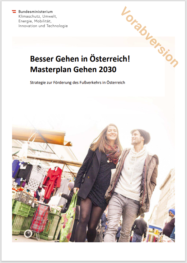 Masterplan Gehen 2030 – Strategie zur Förderung des Fußverkehrs