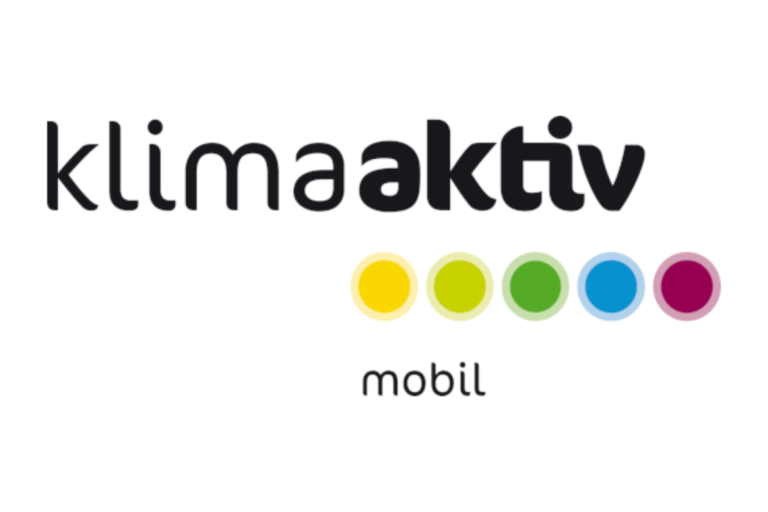 Logo von klimaaktiv mobil, Teil des Förderprogramms für nachhaltige Mobilität.