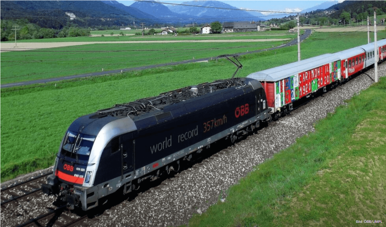 Neuer Zug mit Platz für Fahrräder auf der Strecke Richtung Kärnten.