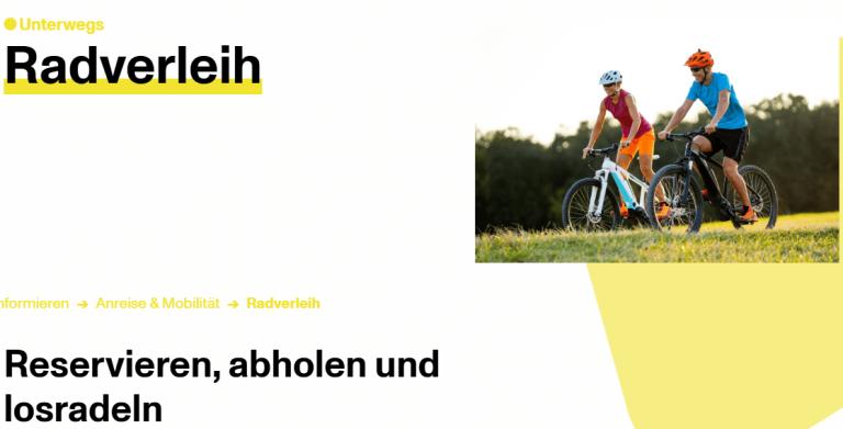 Radverleih in Hallein: Zwei Radfahrer genießen die Natur, bereit für eine Fahrt.